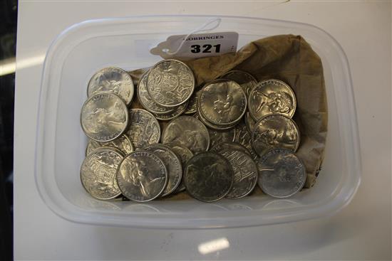 Thirty QEII Australia 1966 50 cents,